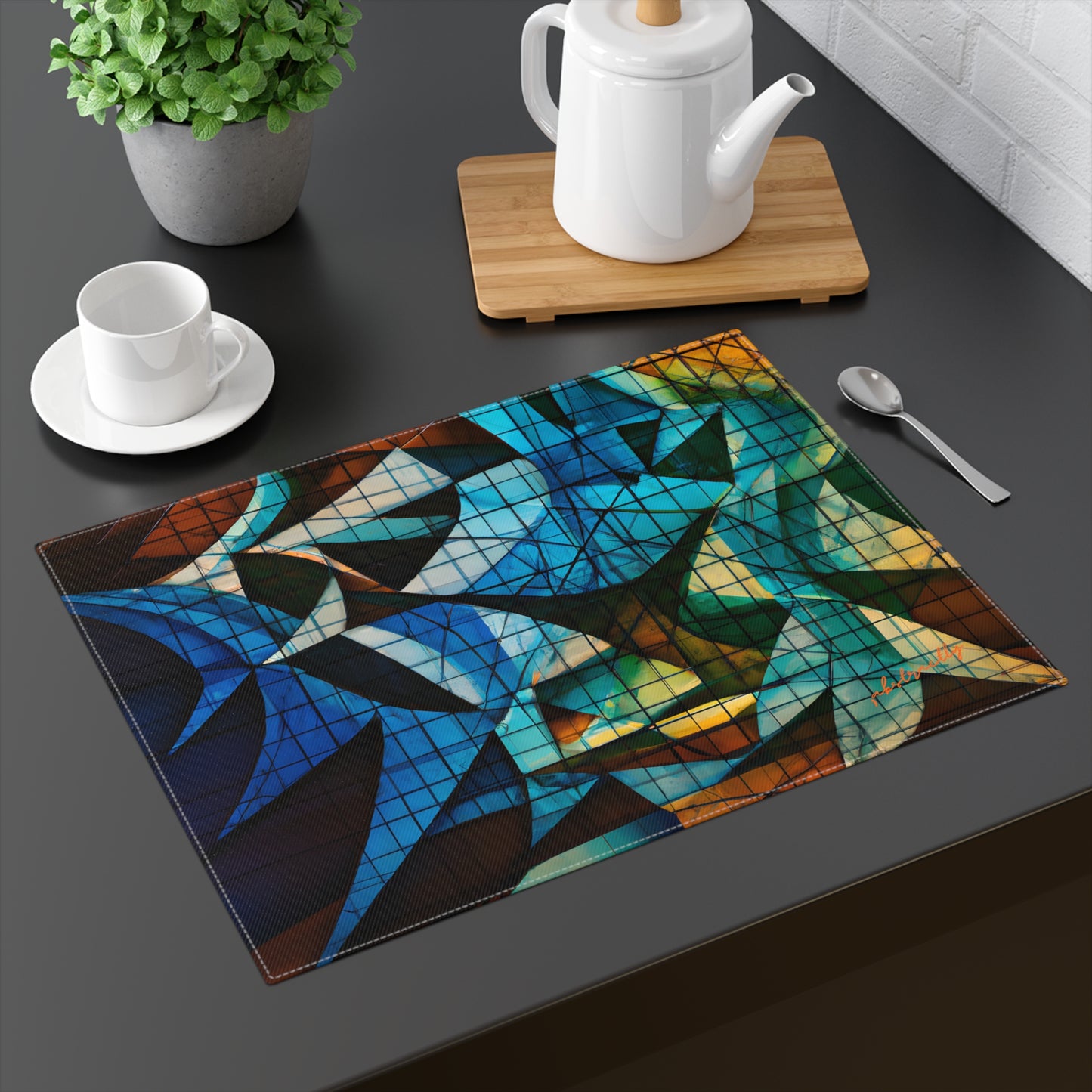 Janet Riggs - Applied Force, Abstractly - Placemat