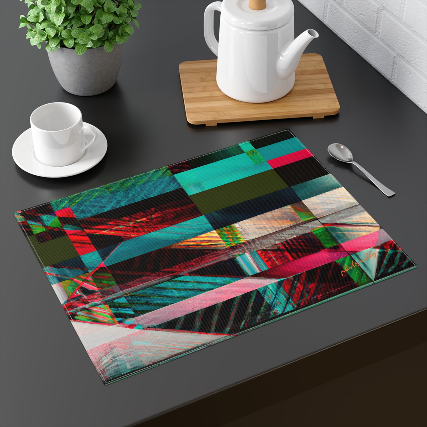 Adrian Goddard - Applied Force, Abstractly - Placemat