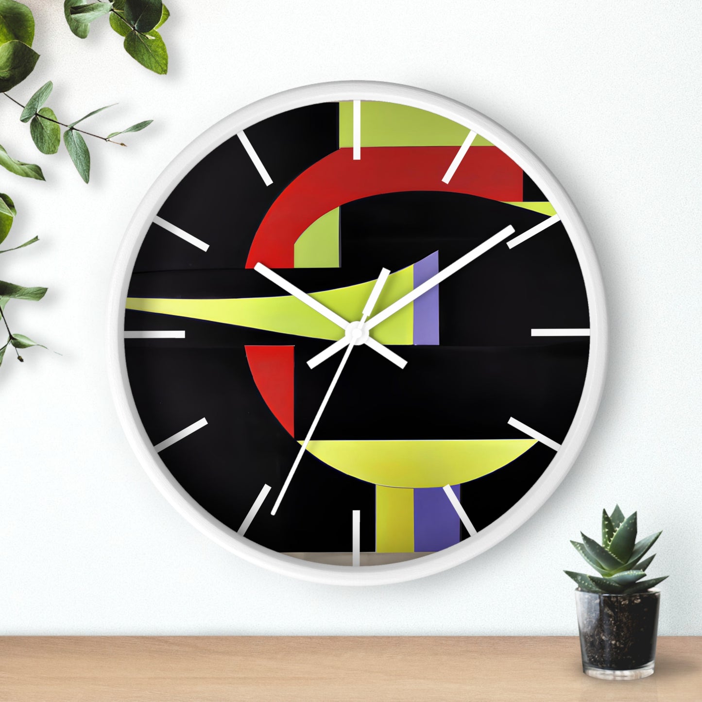 Helen Richmond - Spring Force, Abstractly - Wall Clock