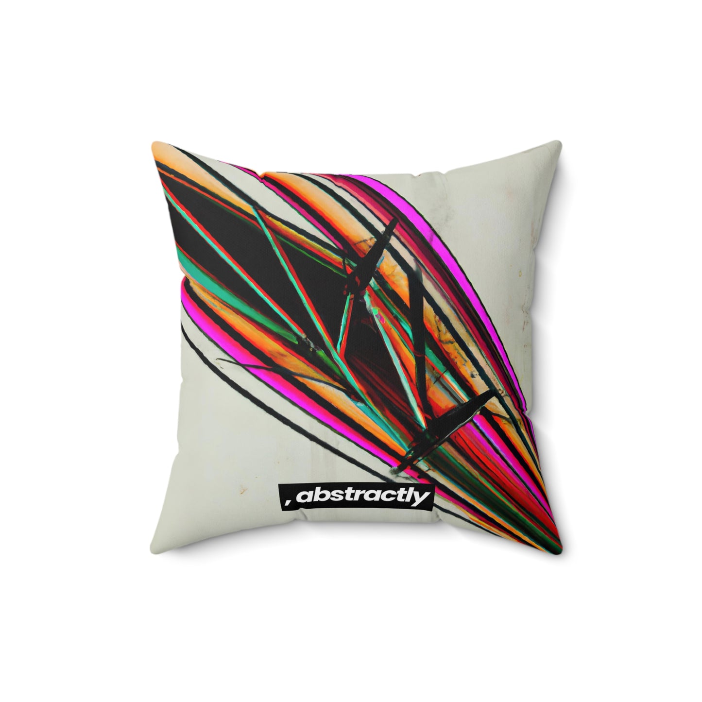 Carl Hartman - Air Resistance Force, Abstractly - Faux Suede Throw Pillow