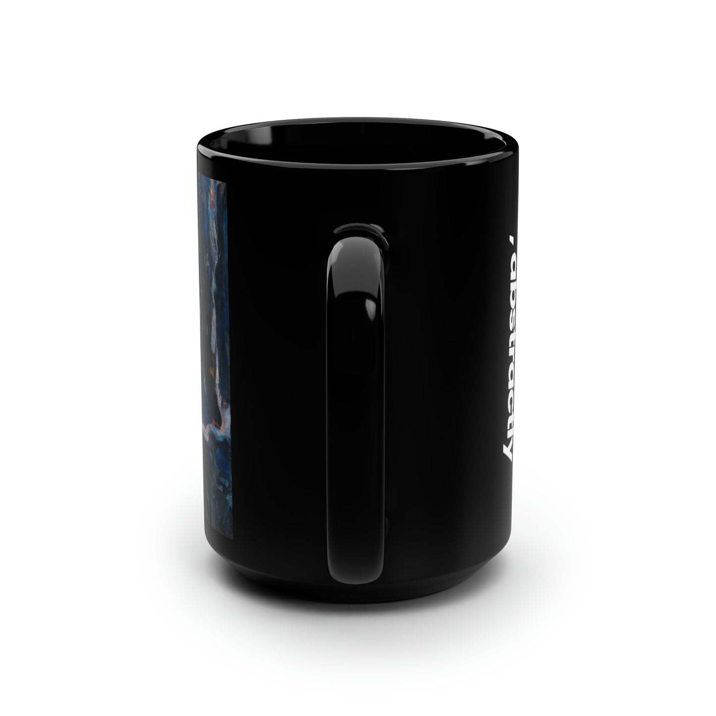 Lumina Etherium - Chemistry, Abstractly - Black Ceramic Mug 15oz