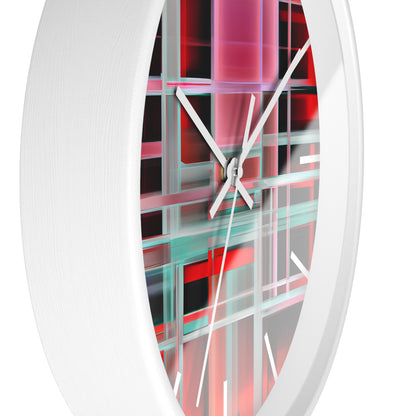 Alexandra Gunderson - Magnetic Force, Abstractly - Wall Clock