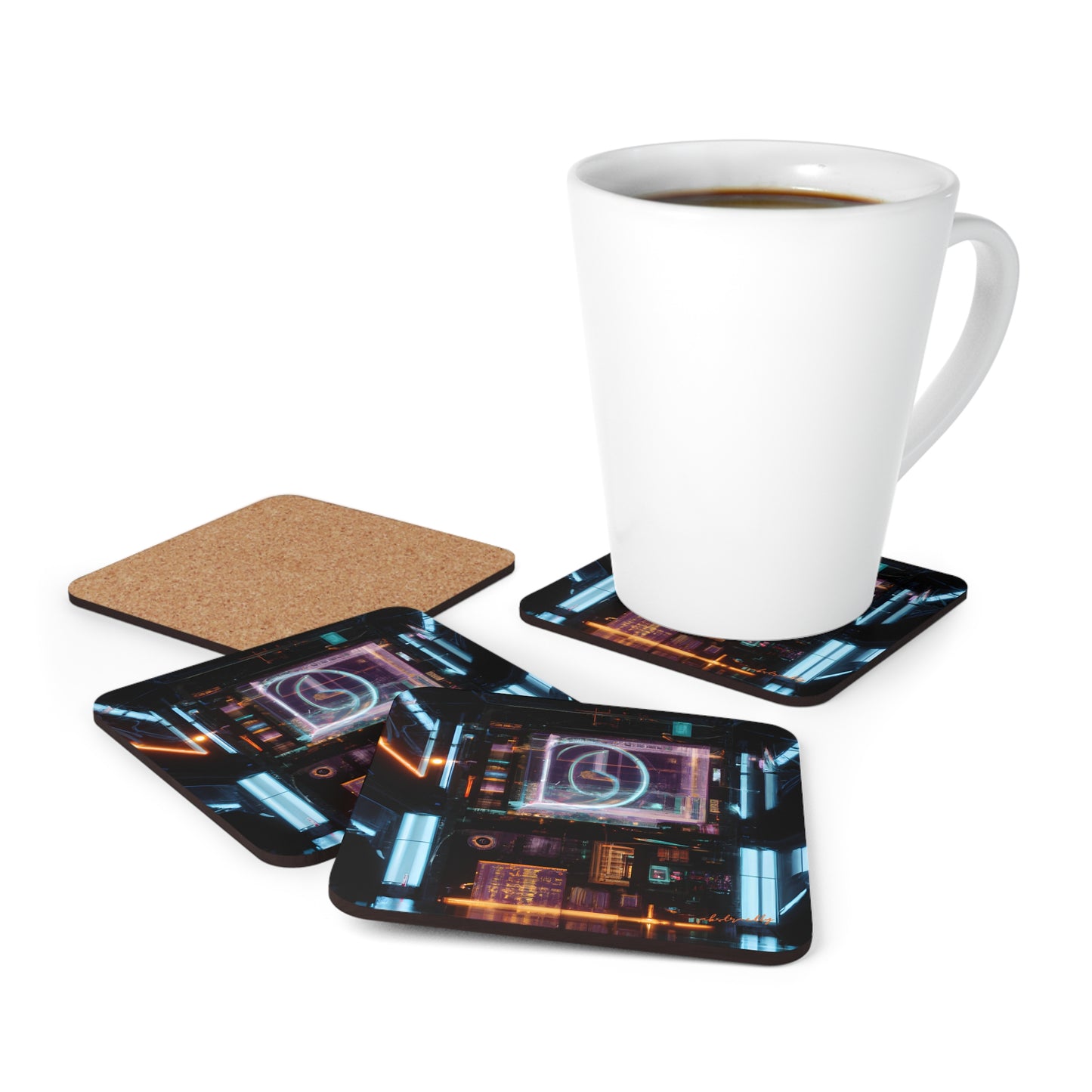 Apex Audit - Cost, Abstractly - Corkwood Coaster Set of 4