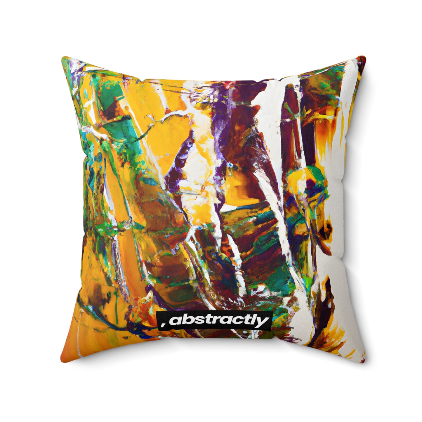 Starlight Fusionium - Calcium, Abstractly - Faux Suede Throw Pillow