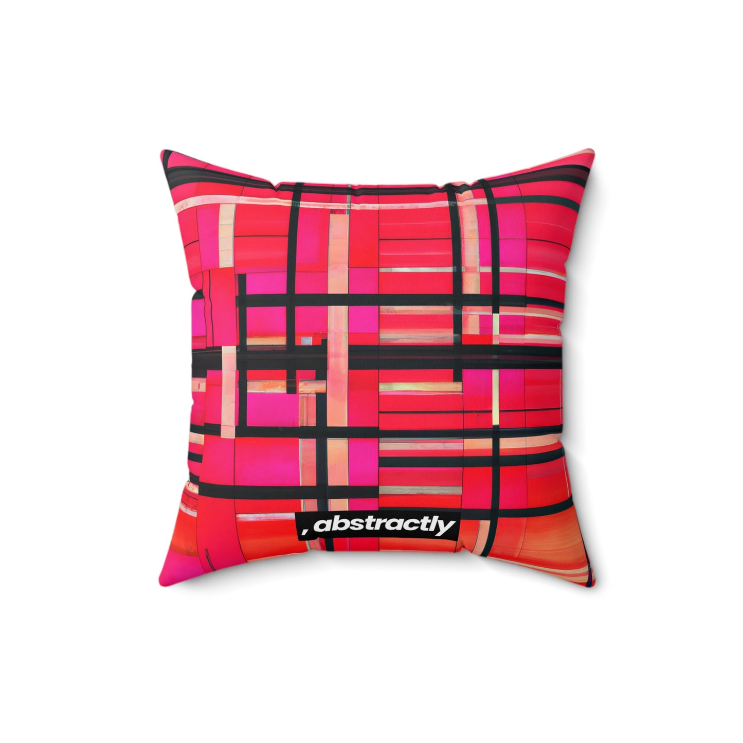 Adrian Kleinberg - Tension Force, Abstractly - Faux Suede Throw Pillow