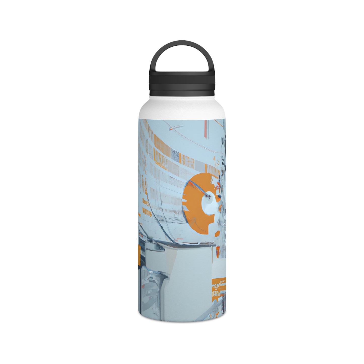 Noble Ledger - Tax, Abstractly - Stainless Steel Water Bottle