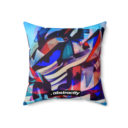 Virginia Berkeley - Normal Force, Abstractly - Faux Suede Throw Pillow