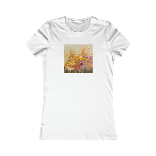 Spectral Bismuth Oxide - Chemistry, Abstractly - Ladies' Cut Tee