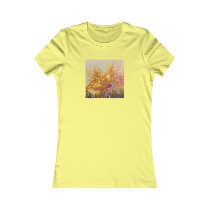 Spectral Bismuth Oxide - Chemistry, Abstractly - Ladies' Cut Tee