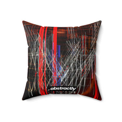 Walter Kleinberg - Strong Force, Abstractly - Faux Suede Throw Pillow