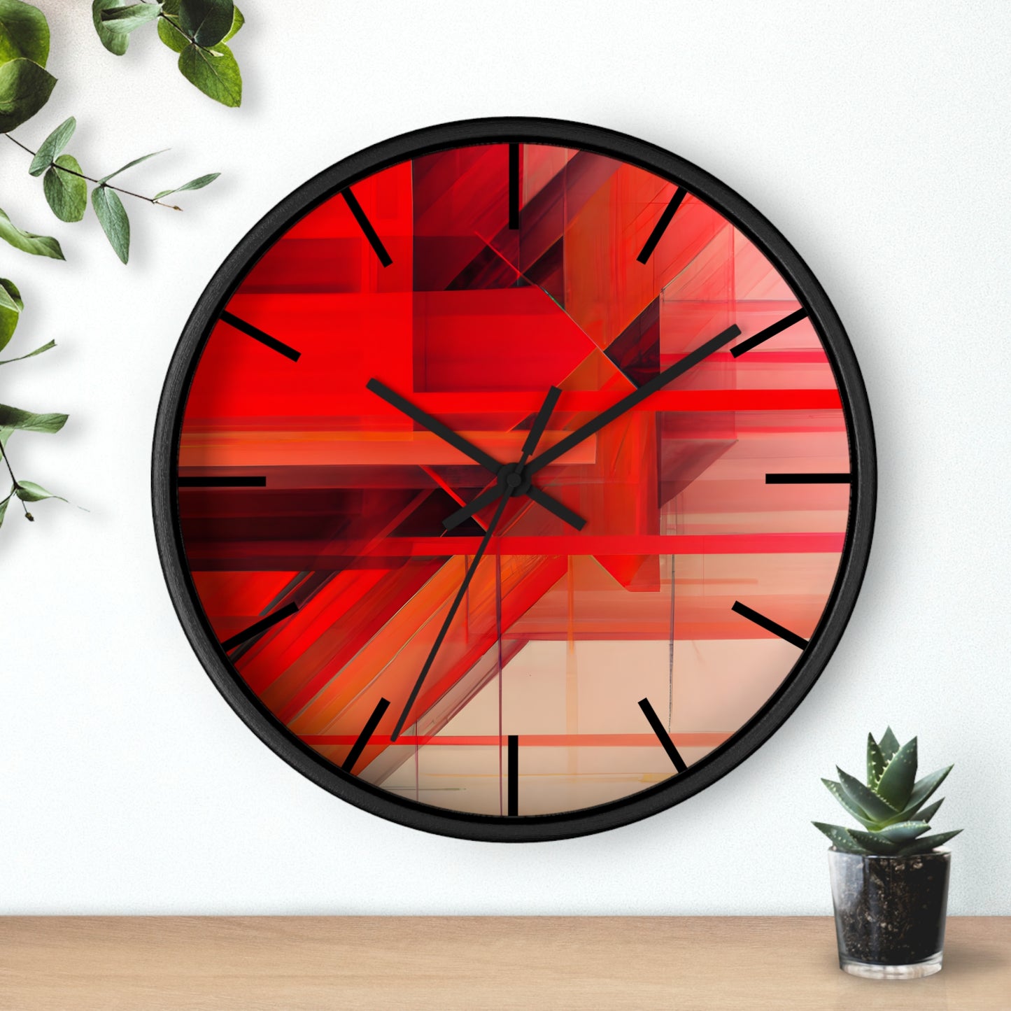 Elaine Stryker - Electric Force, Abstractly - Wall Clock