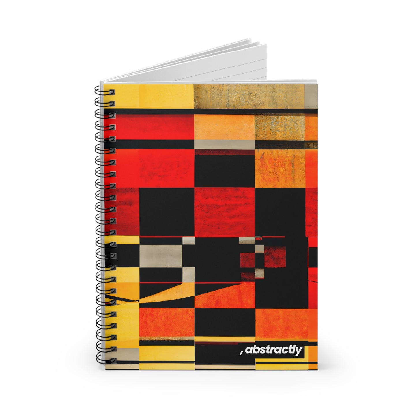 Esther Lowell - Electric Force, Abstractly - Spiral Notebook