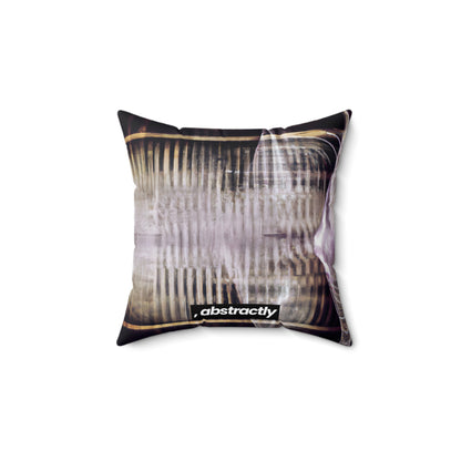 Arthur Hartmann - Friction Force, Abstractly - Faux Suede Throw Pillow