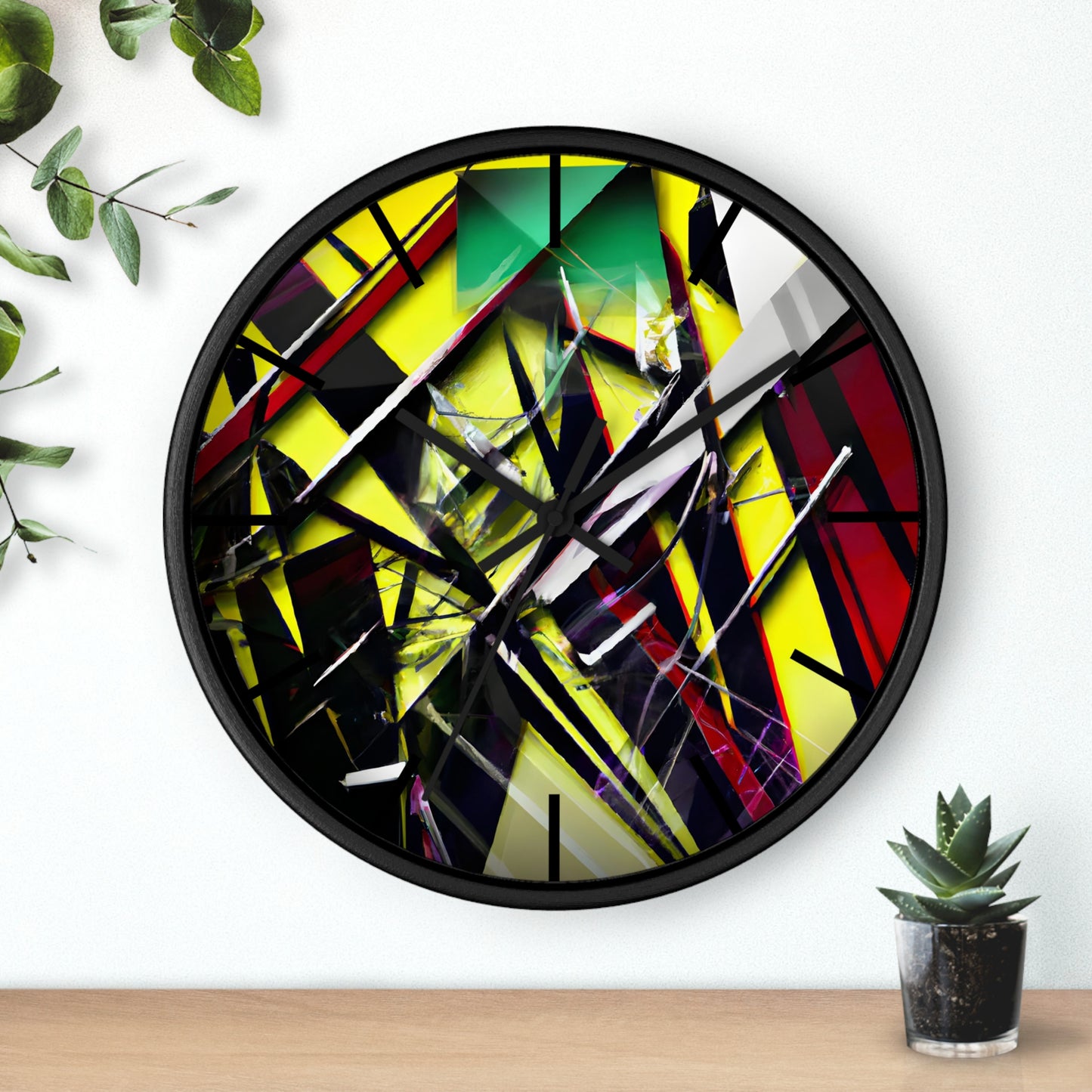 Audrey Rasmussen - Applied Force, Abstractly - Wall Clock