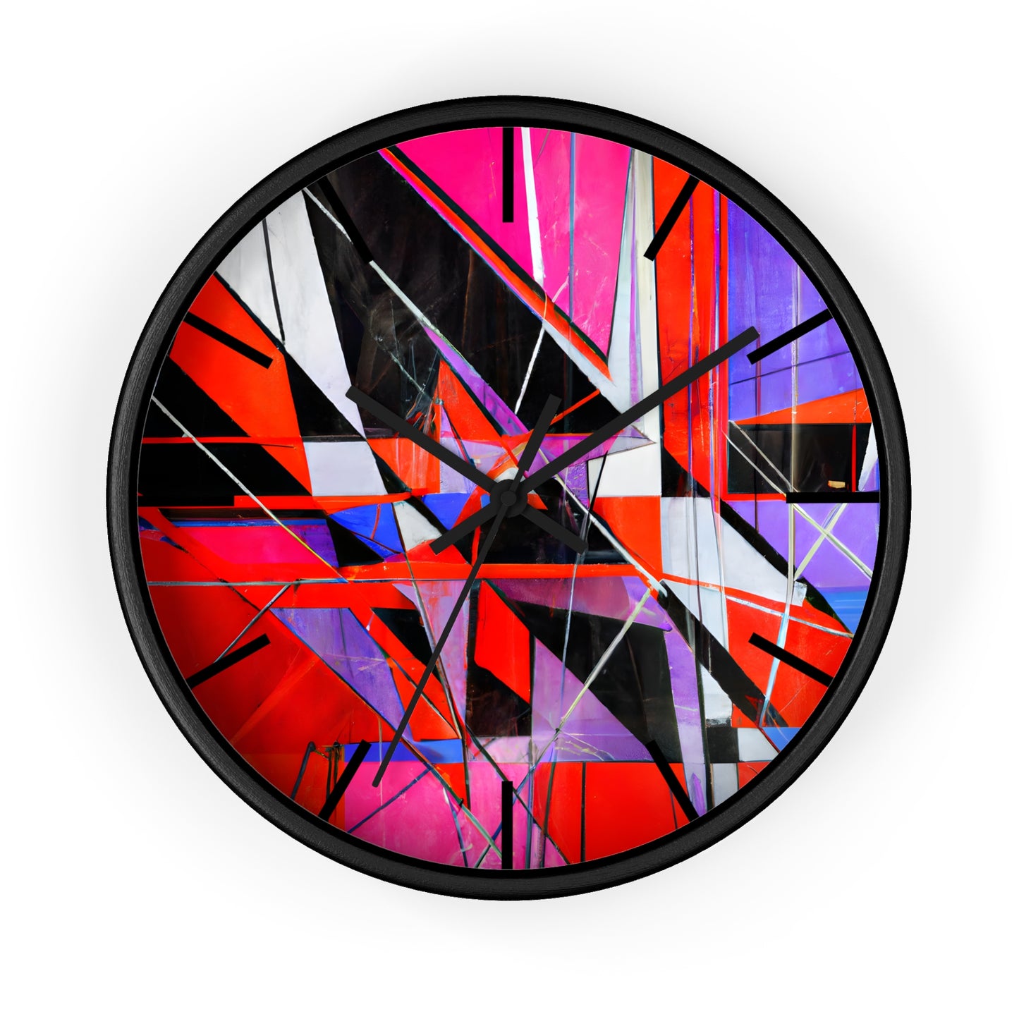 Lena Nordstrom - Tension Force, Abstractly - Wall Clock