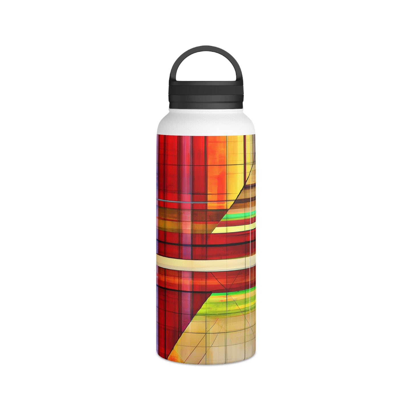 Evelyn Broadmore - Friction Force, Abstractly - Stainless Steel Water Bottle