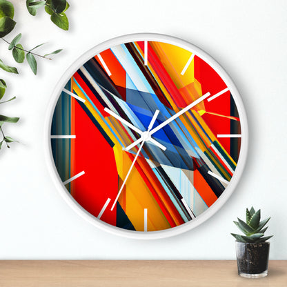 Joshua Fiedler - Air Resistance Force, Abstractly - Wall Clock