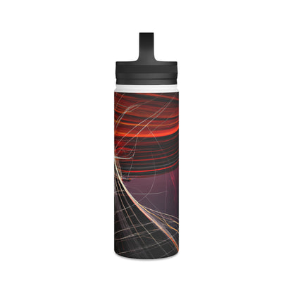 Amelia Sommerfield - Magnetic Force, Abstractly - Stainless Steel Water Bottle