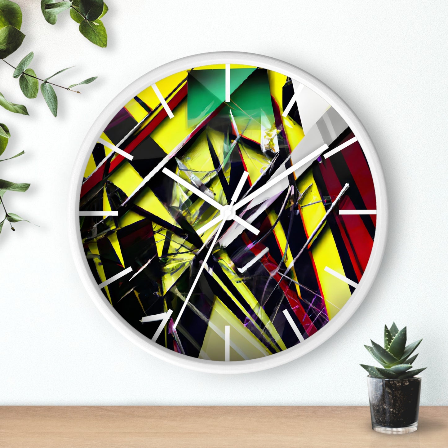 Audrey Rasmussen - Applied Force, Abstractly - Wall Clock