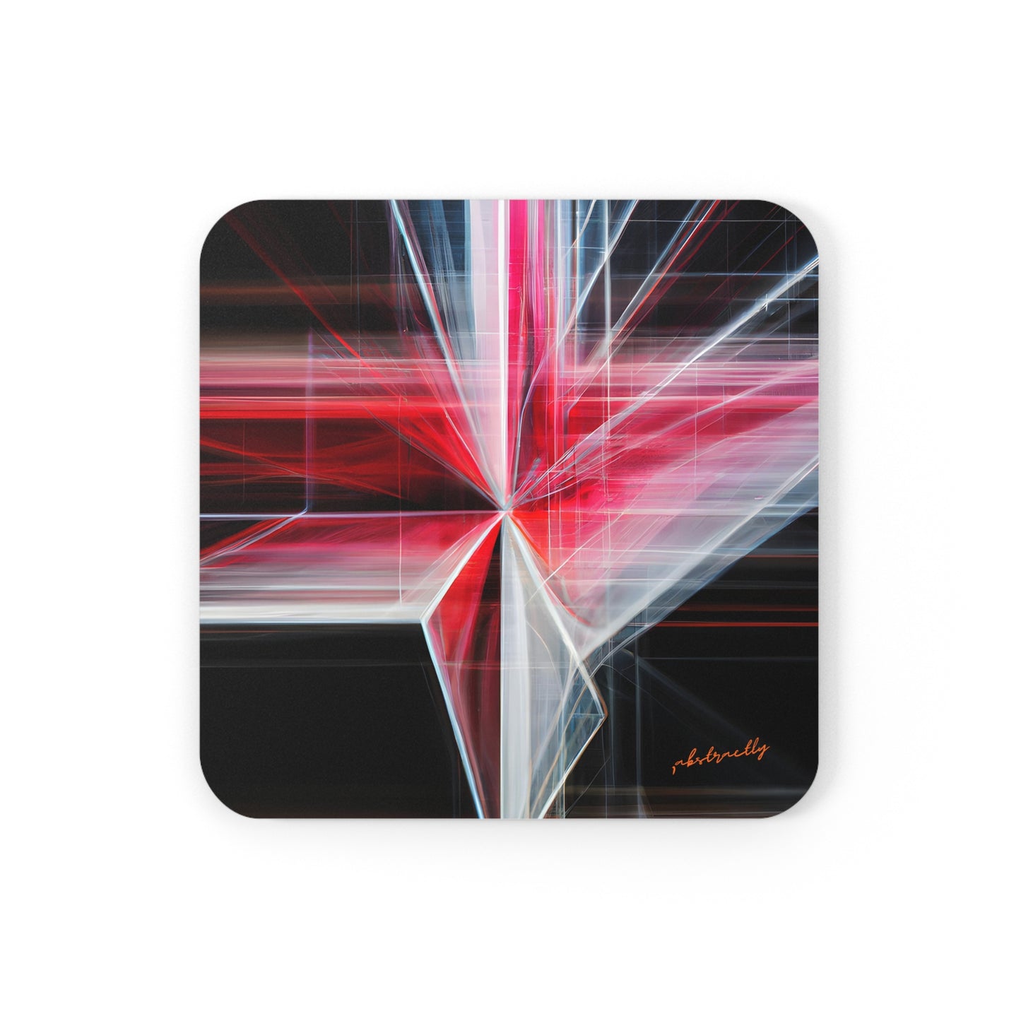 Oliver Schrodinger - Weak Force, Abstractly - Corkwood Coaster Set of 4