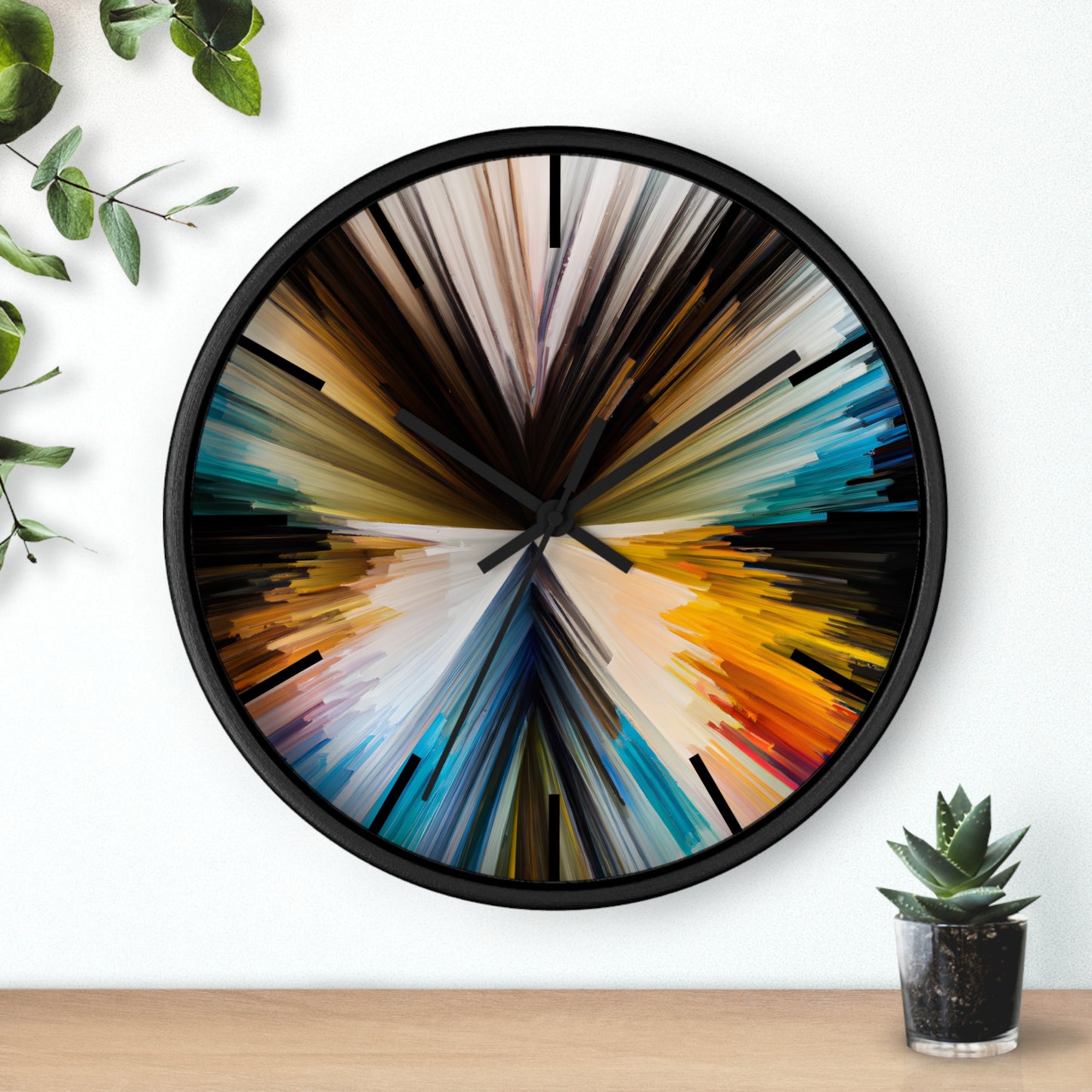 Iris Caldwell - Gravity Force, Abstractly - Wall Clock