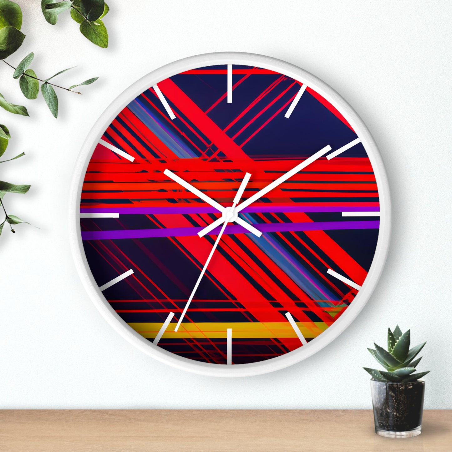 Leonard Goldstein - Air Resistance Force, Abstractly - Wall Clock