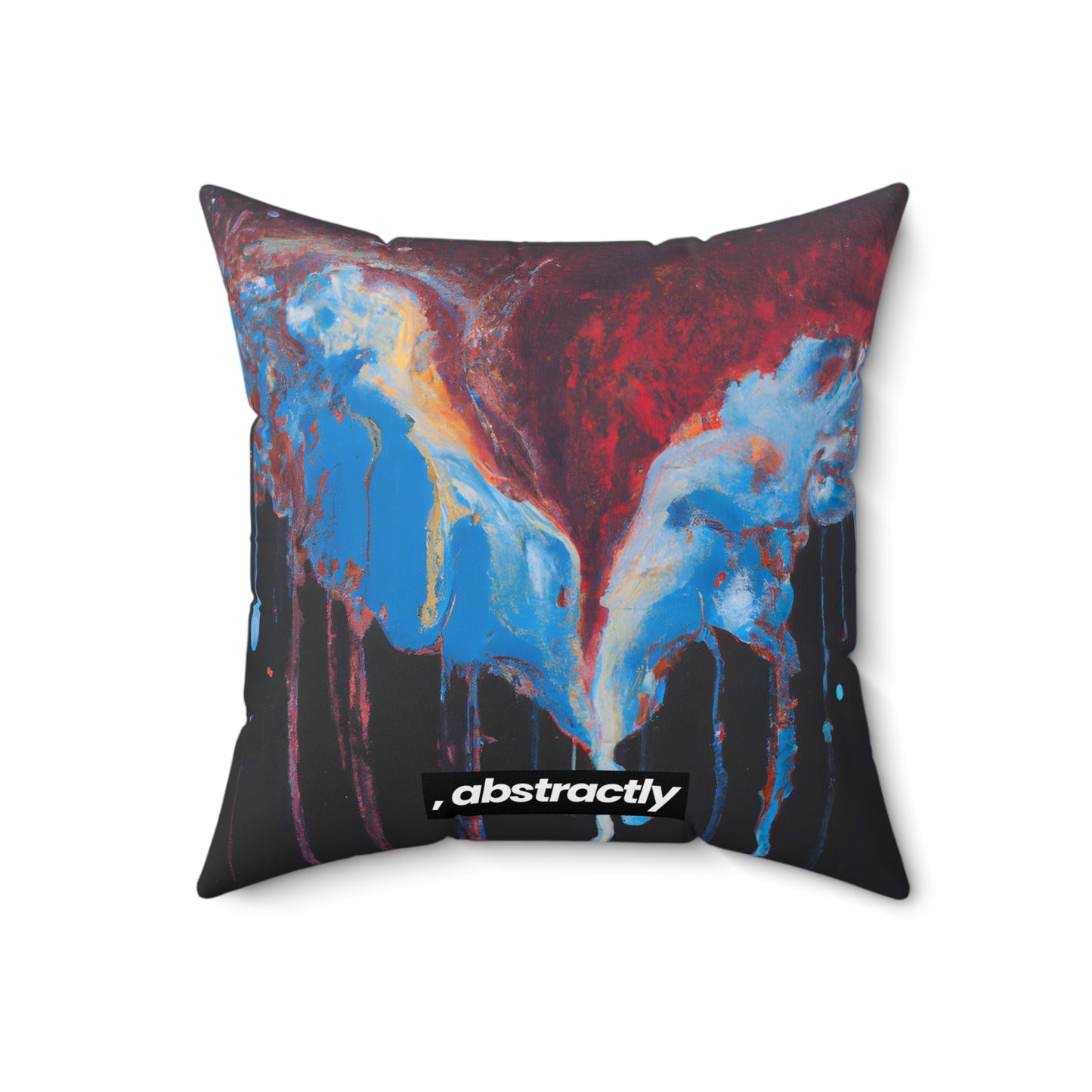 Quantum Quicksilver Crystal - Chemistry, Abstractly - Faux Suede Throw Pillow