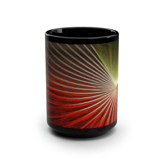 Beatrice Hawking - Spring Force, Abstractly - Black Ceramic Mug 15oz