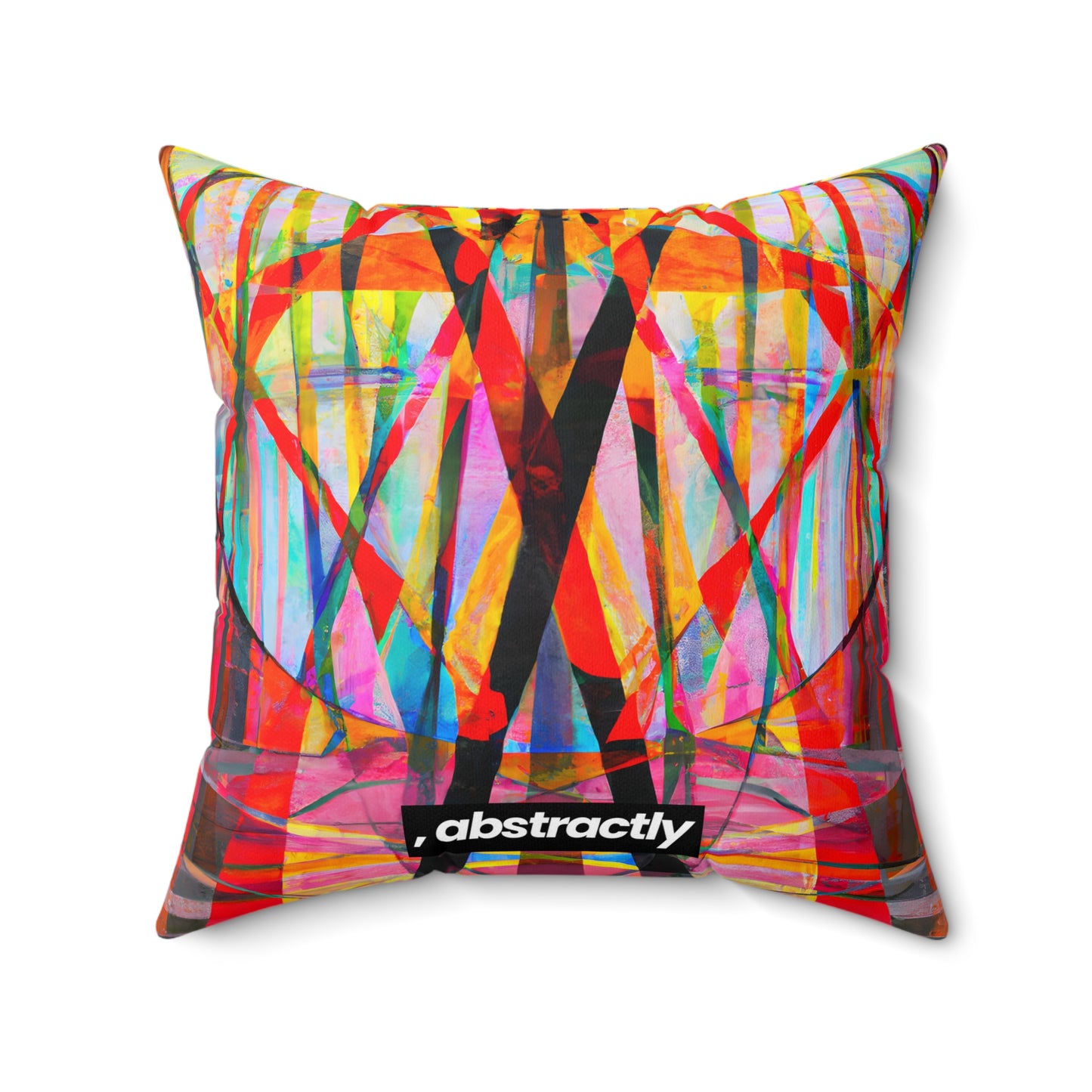 Milton Browning - Normal Force, Abstractly - Faux Suede Throw Pillow