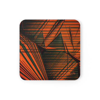 Ariel Webber - Weak Force, Abstractly - Corkwood Coaster Set of 4