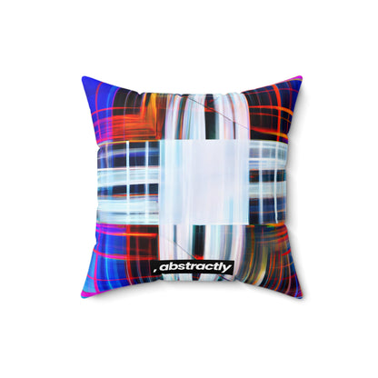 Leroy McGill - Air Resistance Force, Abstractly - Faux Suede Throw Pillow