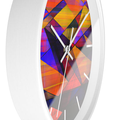 Eloise Franklin - Gravity Force, Abstractly - Wall Clock