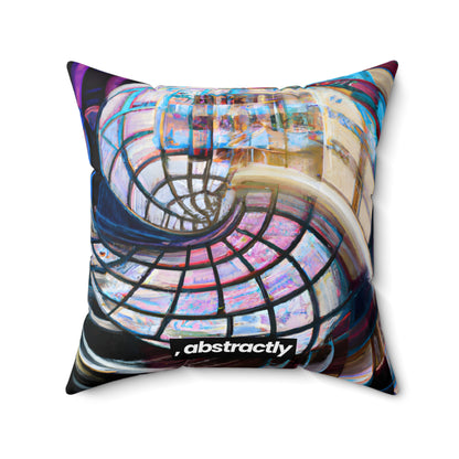 Margaret Haversham - Gravity Force, Abstractly - Faux Suede Throw Pillow