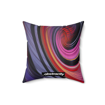 Adelaide Kaczynski - Air Resistance Force, Abstractly - Faux Suede Throw Pillow