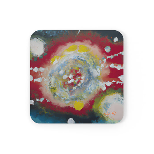 Starlight Sulfate - Chemistry, Abstractly - Corkwood Coaster Set of 4