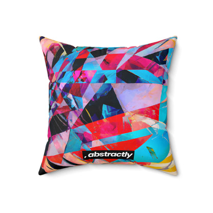 Aiden Merrick - Normal Force, Abstractly - Faux Suede Throw Pillow