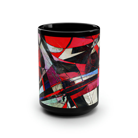 Arthur Sullivan - Air Resistance Force, Abstractly - Black Ceramic Mug 15oz