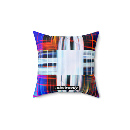 Leroy McGill - Air Resistance Force, Abstractly - Faux Suede Throw Pillow