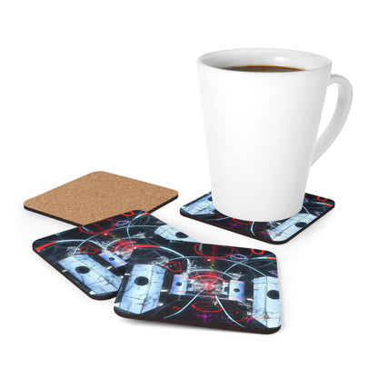 Summit Wealth - Asset, Abstractly - Corkwood Coaster Set of 4