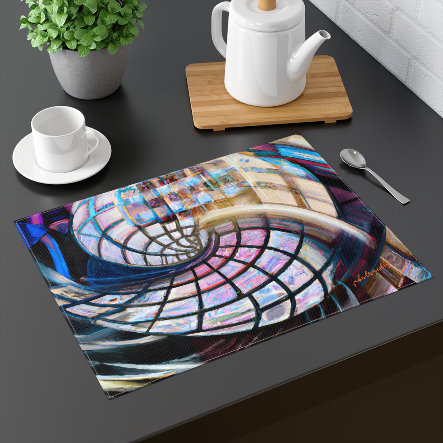 Margaret Haversham - Gravity Force, Abstractly - Placemat