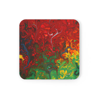 Ionisperse - Chemistry, Abstractly - Corkwood Coaster Set of 4