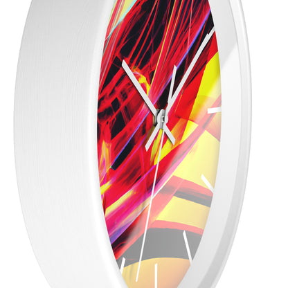 Vera Whitmore - Electromagnetic Force, Abstractly - Wall Clock