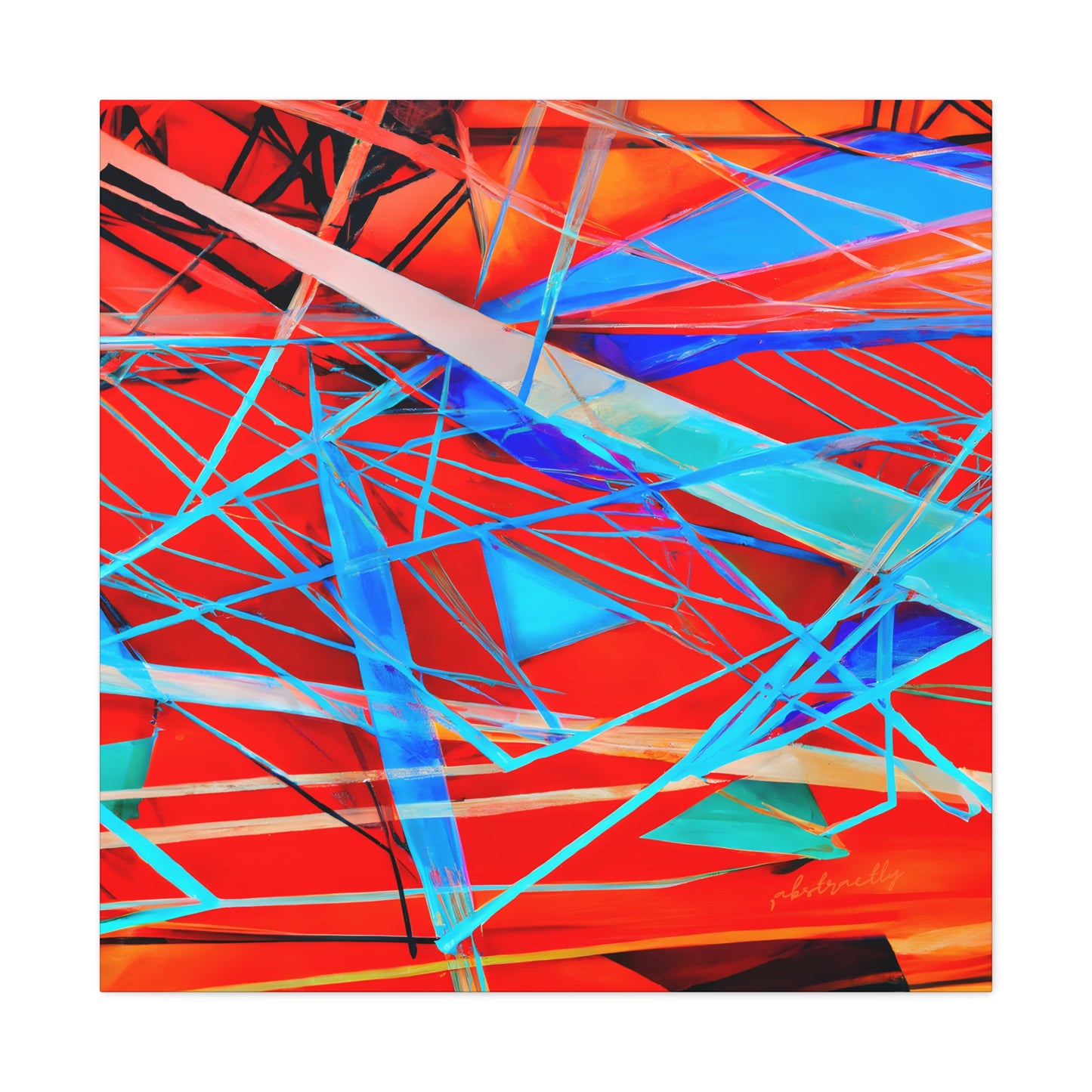 Darlene Roessler - Electric Force, Abstractly - Canvas