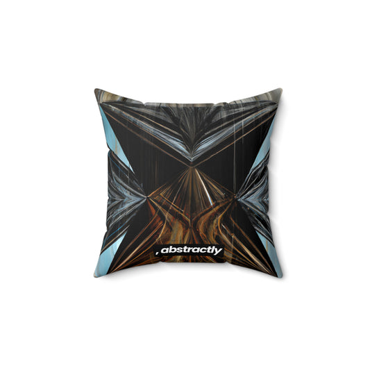 Penelope O'Sullivan - Spring Force, Abstractly - Faux Suede Throw Pillow