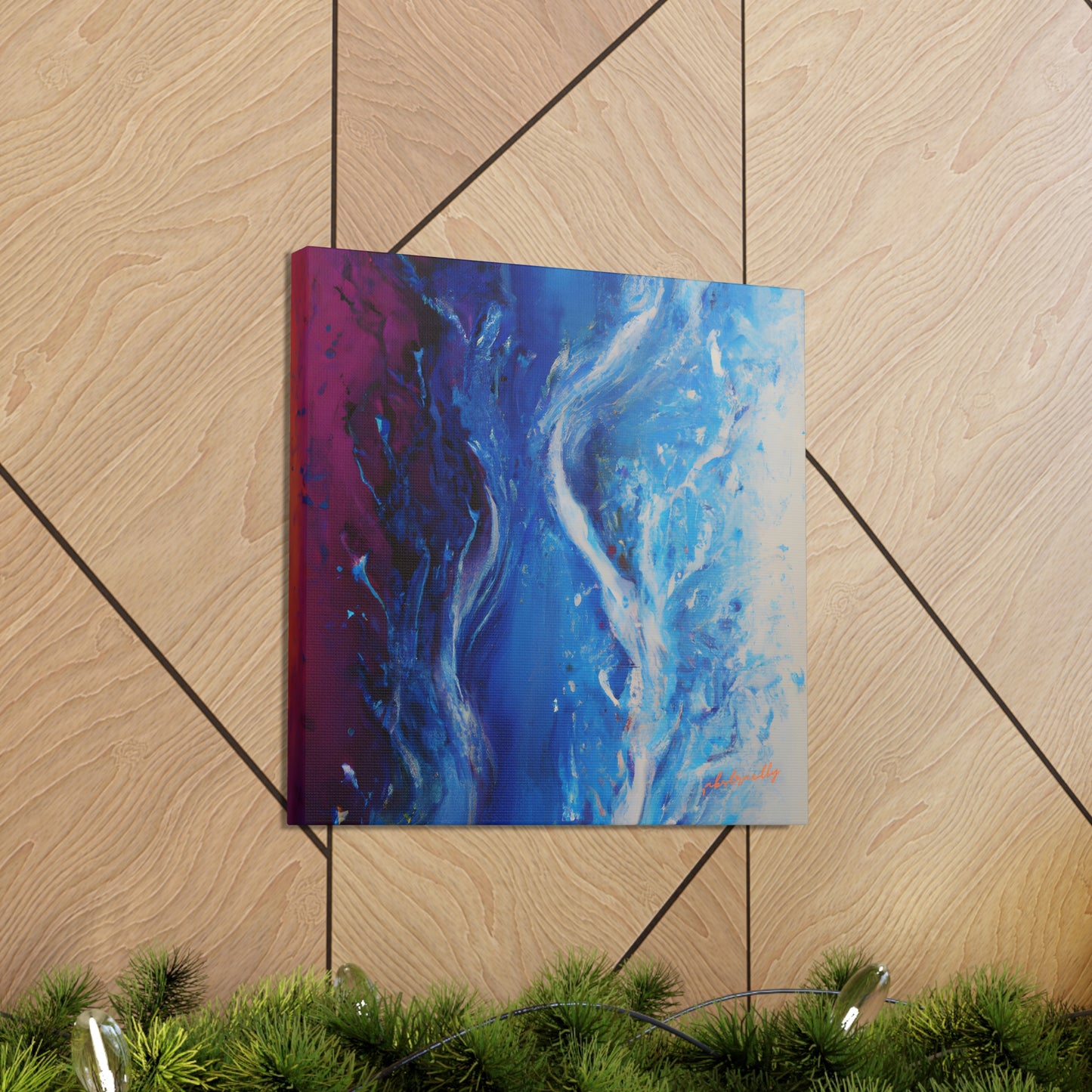 Cerulean Acidum - Chemistry, Abstractly - Canvas