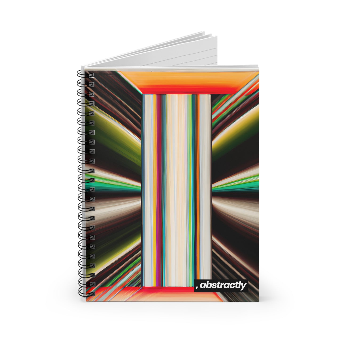 Ingrid Hartmann - Magnetic Force, Abstractly - Spiral Notebook