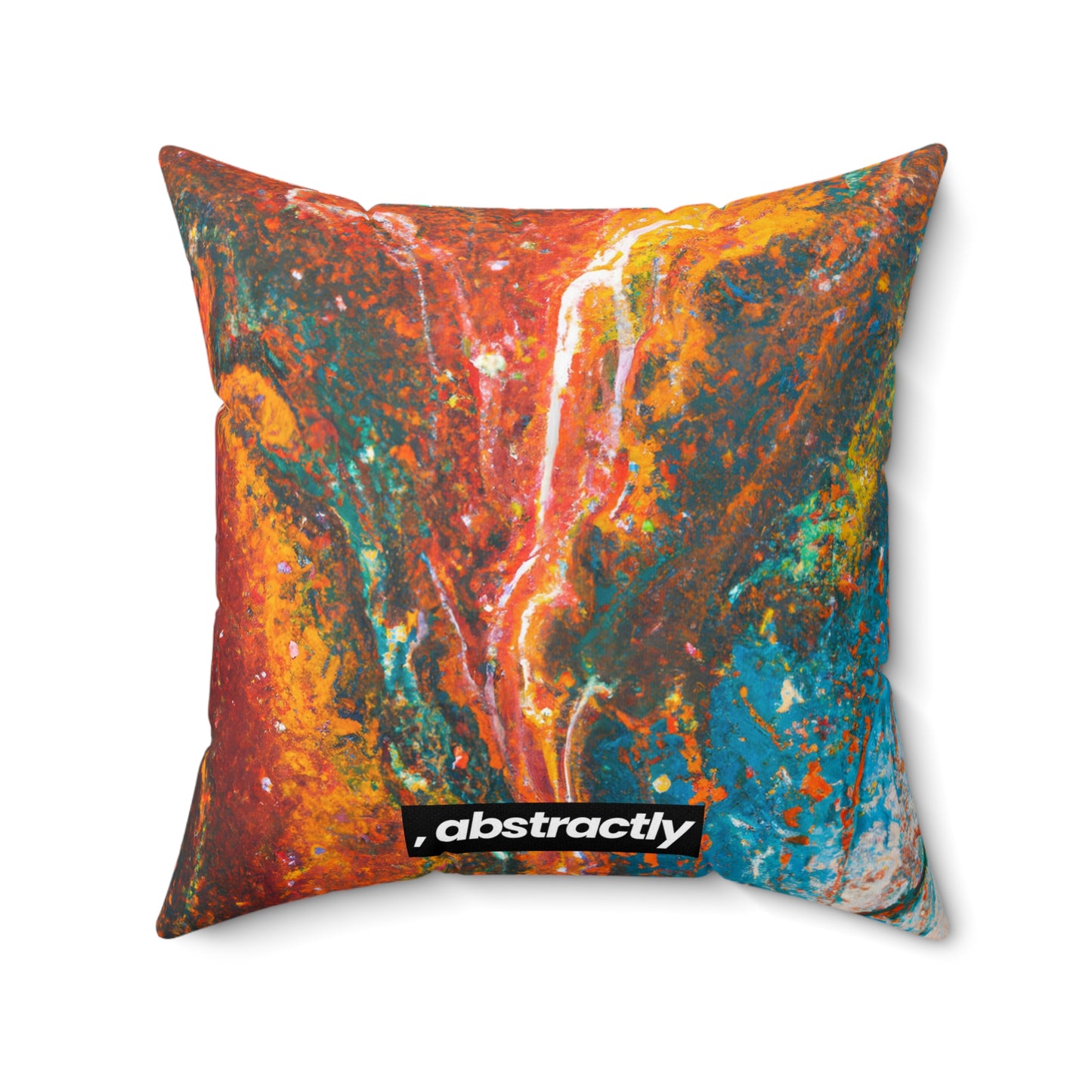 Quantum Stardust - Chemistry, Abstractly - Faux Suede Throw Pillow