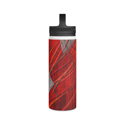 Adrienne Dufresne - Gravity Force, Abstractly - Stainless Steel Water Bottle