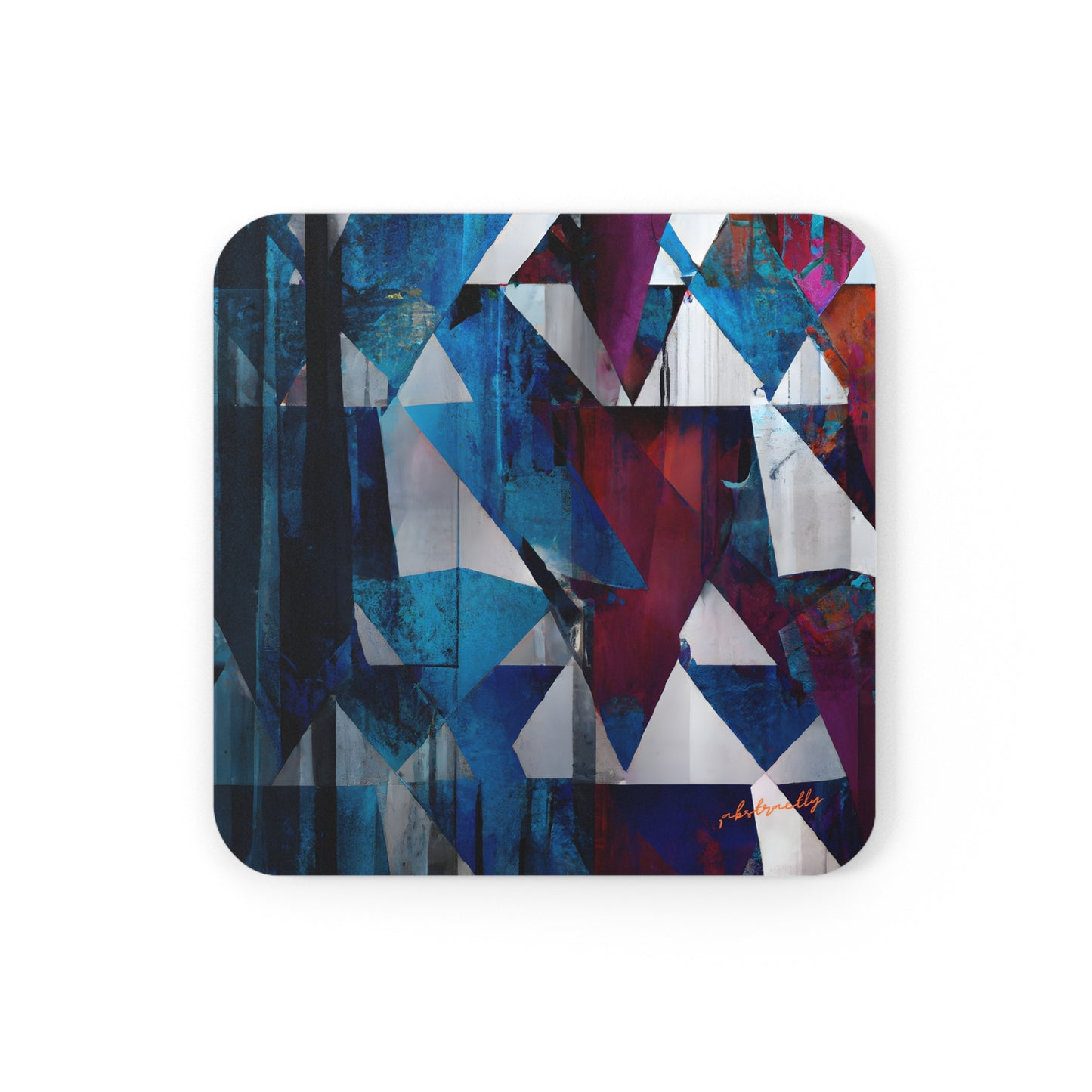 Mila Forsythe - Friction Force, Abstractly - Corkwood Coaster Set of 4