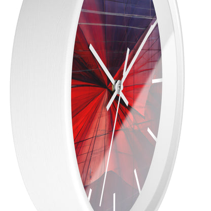 Margaret Haysley - Magnetic Force, Abstractly - Wall Clock